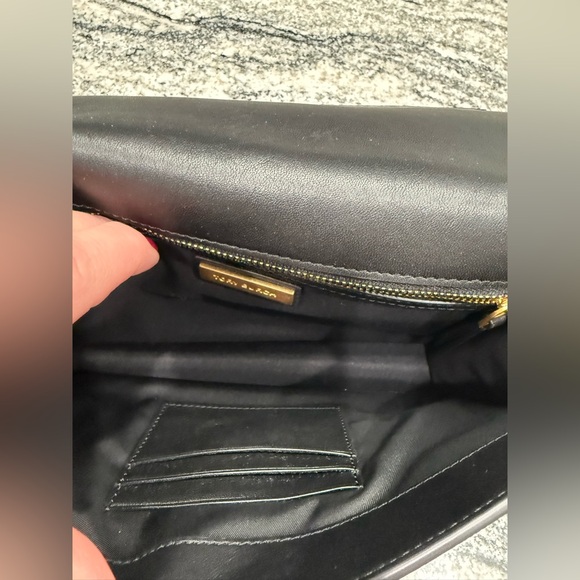 NWOT Tory Burch Black Quilted Crossbody Bag - Picture 10 of 16